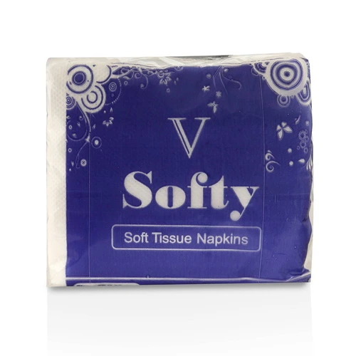 Softee 30x30 100 Pulls 16 GSM 1 Ply Virgin Regular Embossed Soft Tissues